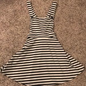 Striped Suspender Jumper